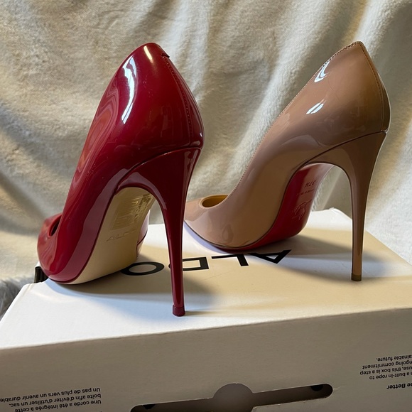 Aldo Stessy Patent Red High Heel Pumps - Picture 7 of 11
